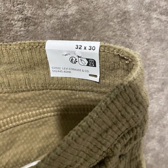 NWT $70 Levi's 721 High Rise Skinny Corduroy Tan Brown Pants Womens Sz 32x30 - Picture 6 of 10